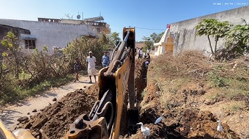JCB 3DX Plus LC Machine New Big Home Column Box Foundation Dig and Loading Mud in Truck | Jcb video