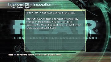 F.E.A.R. - Inception (Point of origin) - Interval 01 - Parte 1