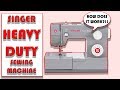 SINGER HEAVY DUTY SEWING MACHINE TUTORIAL l How to Thread and Function FOR BEGINNERS! 2020