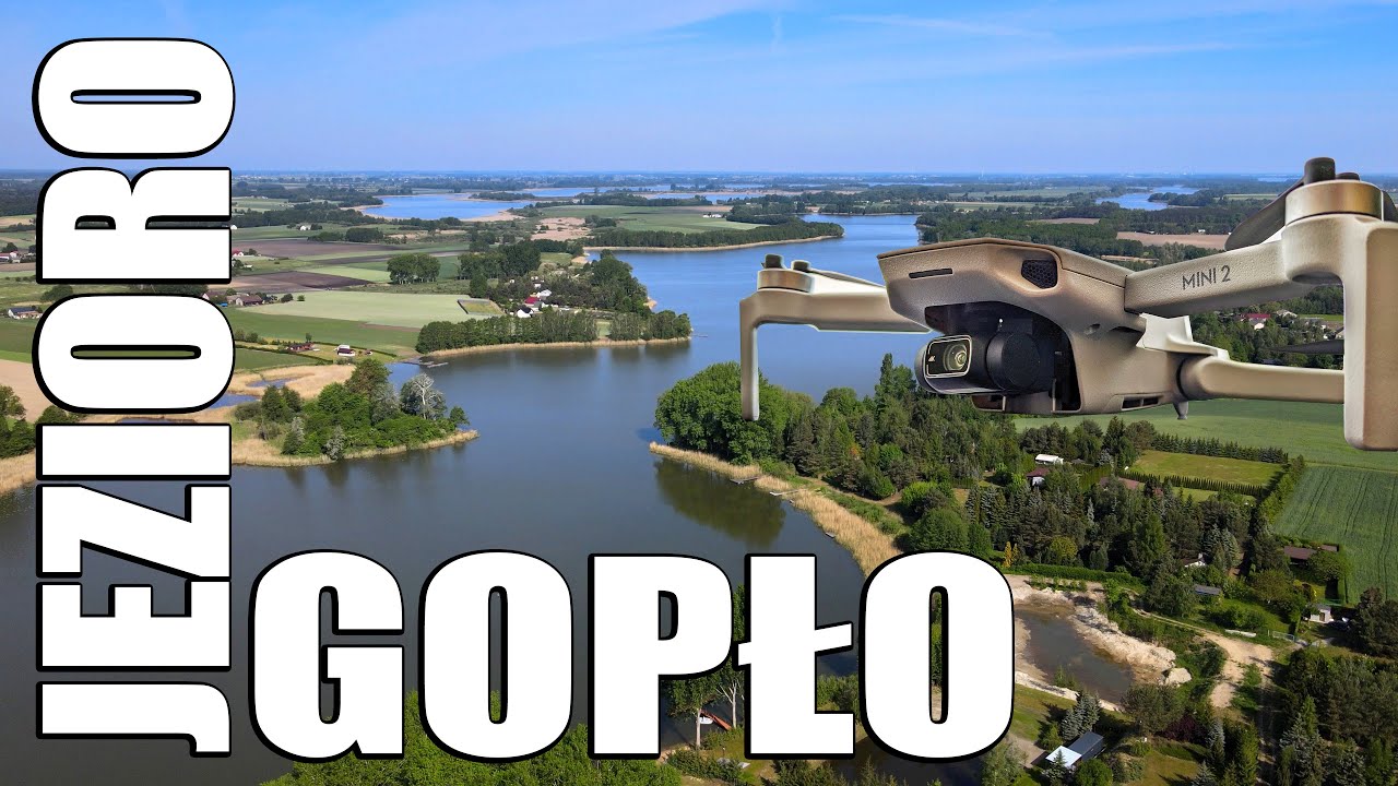 JEZIORO GOPŁO 🇵🇱 - PIERWSZY TAKI LOT 25 KM