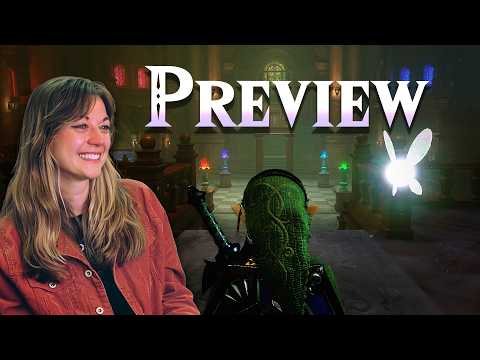 I got to play the Ocarina of Time remake!!