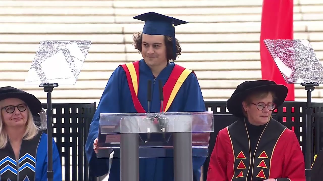 Convocation Address from Aidan Wright, Physics BSc Grad