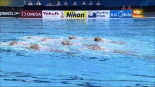 Spain Final Team Technical, Synchronized Swimming, Shanghai World Championships 2011