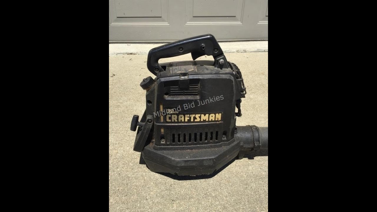 Craftsman 32cc Leaf Blower repair (part 1) - YouTube