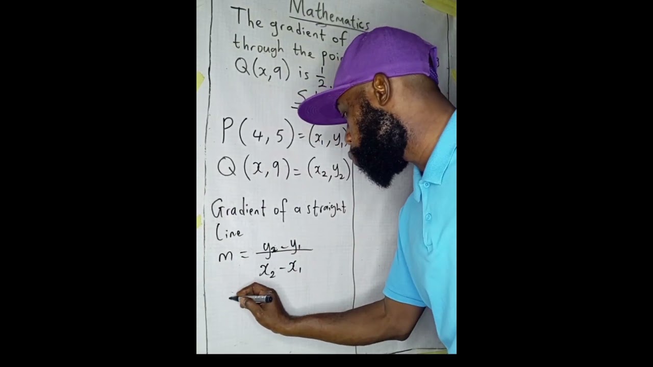 STRAIGHT LINE (Gradient and Coordinates) 