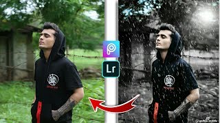 Monsoon Rainy Season Photo Editing Tutorial in Lightroom | Picsart Rain Effect Editing | screenshot 4