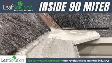 The Inside 90 Miter | Water running off the roof