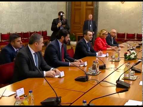 შეხვედრა უნგრეთის ეროვნული ასამბლეის სპიკერთან