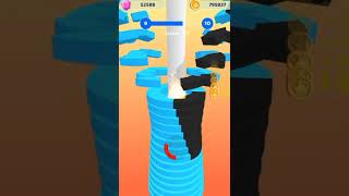 stack ball 3d gameplay! level no 9. #stackball  #gameplay