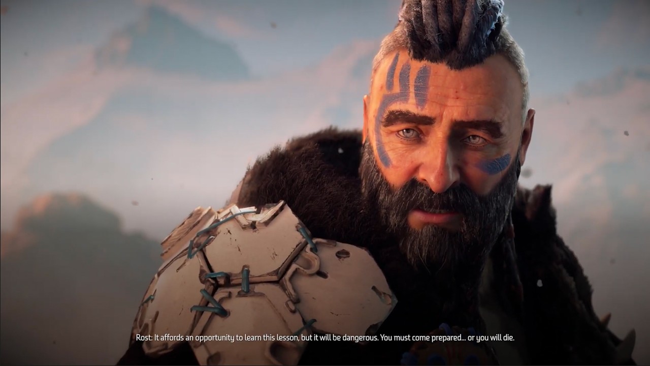 Horizon Zero Dawn Remastered: Aloy talks to Rost