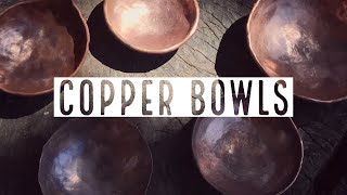 Making Hammered Copper Bowls