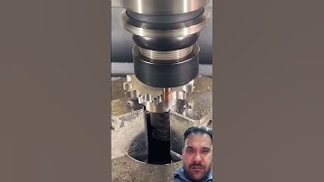 VMC Machine job working#gear cutting VMC Machine #vmc #cnc #machine #cnccontroller #machinedealer 😱😀