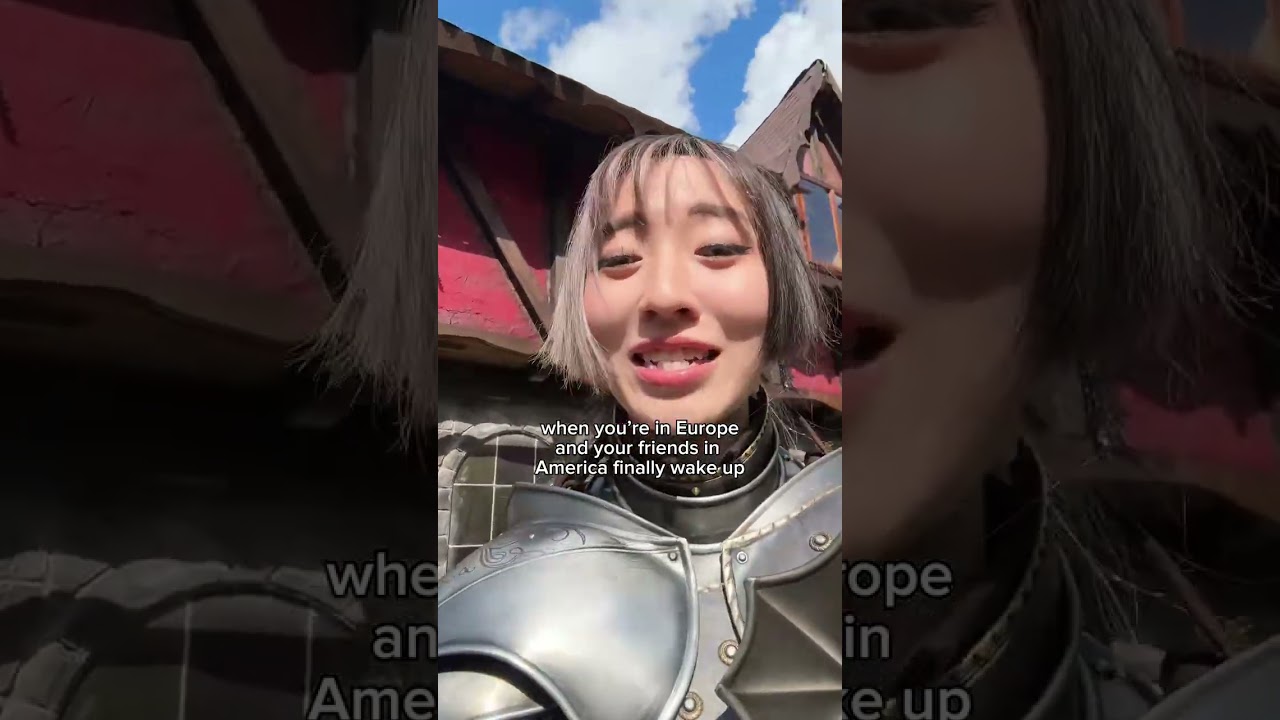 First time traveling in Europe and donned a whole suit of armor. Gotta do it all #travel #renfaire