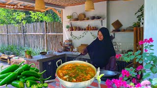 Download lagu Nikmatnya makan sederhana bersama keluarga | sayur cabe tempe | Hidup di Desa