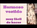 Cómo hacer un vestido | medio circular | muuy fácil