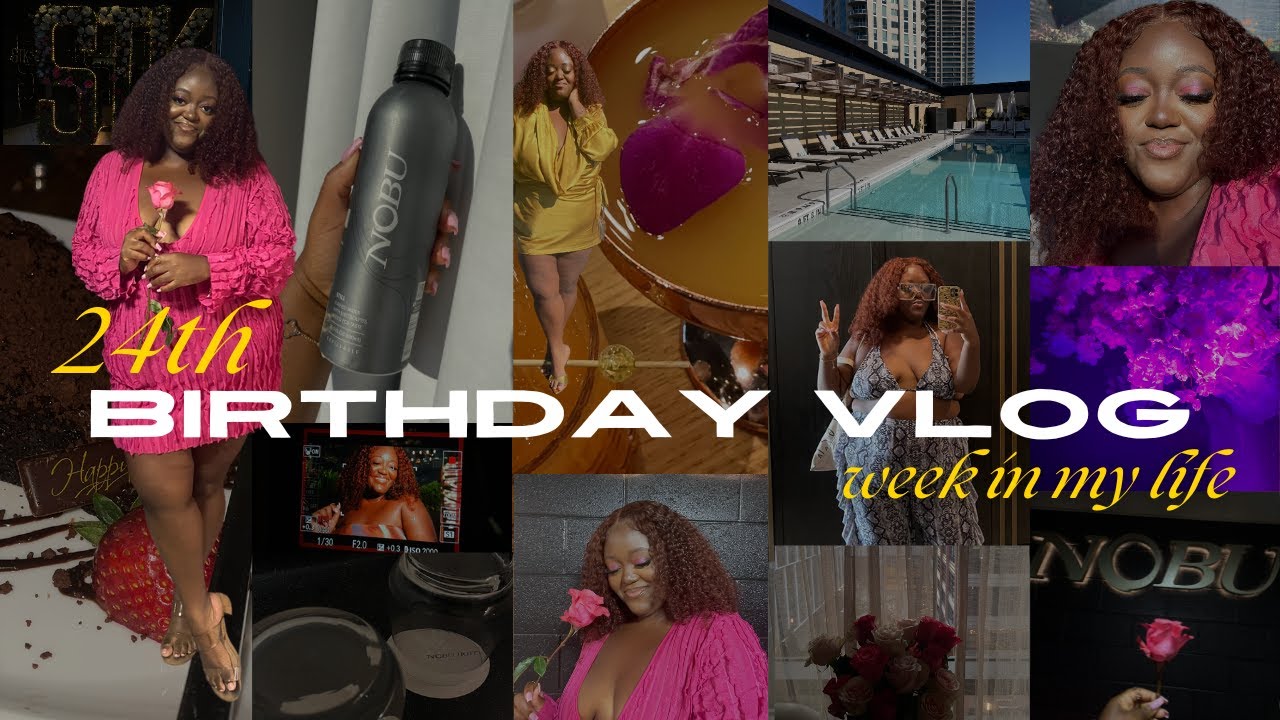 24th BDAY VLOG + PERFECT week in ATL🥂 | nobu, rooftop pool, stk, taco tuesday, hoco, & celebration!