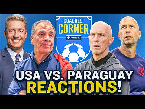 USA vs Paraguay Reactions! Most Goals Scored by USA in World Cup HISTORY | Coaches' Corner