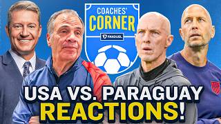 USA vs Paraguay Reactions! Most Goals Scored by USA in World Cup HISTORY | Coaches' Corner