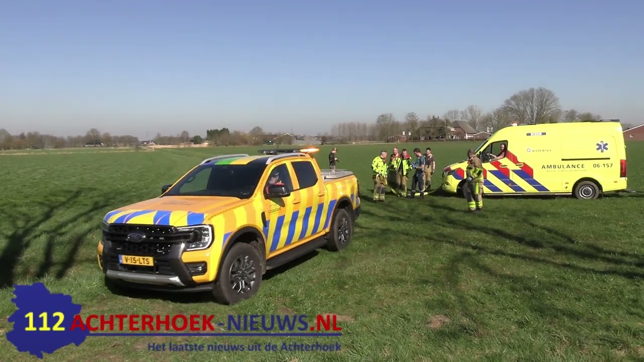 Automobilist belandt in weiland na onwel wording in Wehl