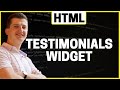 How To Add Testimonials Slider To HTML Website