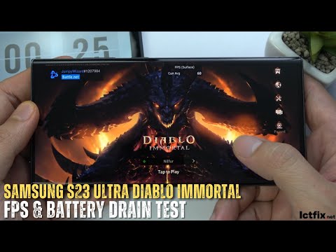 Samsung Galaxy S23 Ultra Diablo Immortal Gaming test