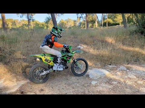 First ride Kawasaki KX85L 2023