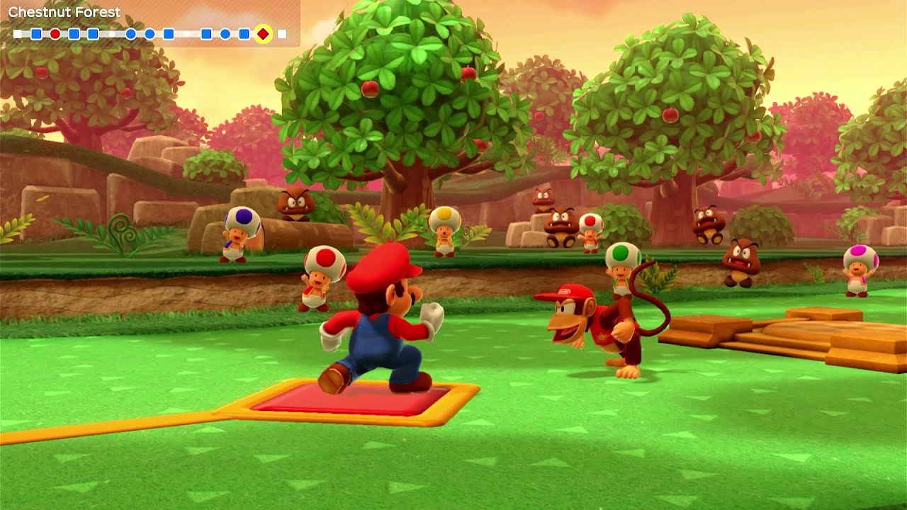 Super Mario Party (NS) Challenge Road Chestnut Forest YouTube