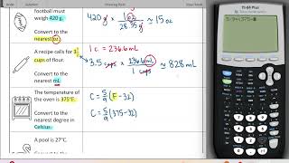 Workplace Math 10 - Measurement Unit Lesson 4 - Converting Units of Measurement: Mass, Volume, Temp
