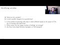 Understanding Data Structures and Variables