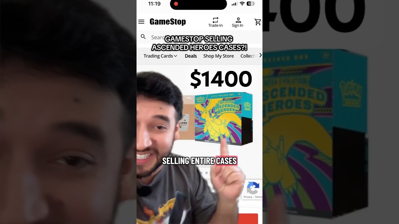 В GameStop теперь продаются КОРОБКИ с картами ASCENDED HEROES 👀 