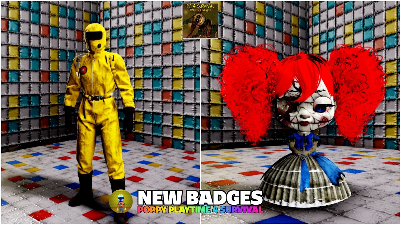 [ WAVE 1 UPDATE! 🎁 ] How To Get ALL New 5 Badges & New Morphs in POPPY PLAYTIME 4 SURVIVAL - Roblox