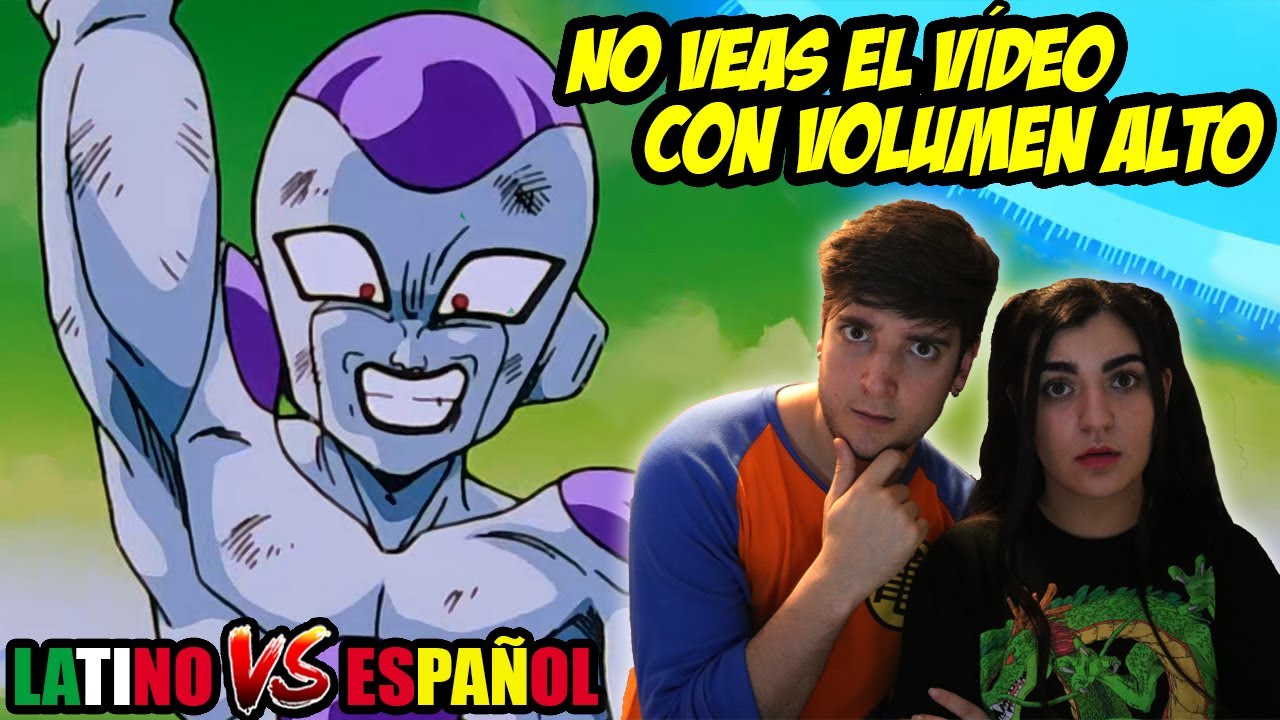ESPAÑOLES REACCIONAN A DRAGON BALL LATINO VS ESPAÑOL |🔥GOKU USA LA GENKIDAMA CONTRA FREEZER🔥 💥DBZ💥