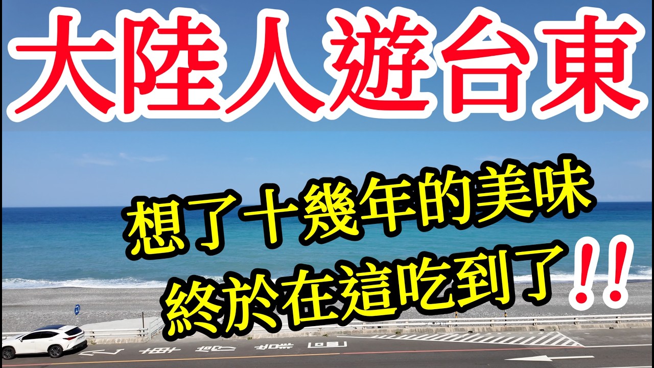 【大陸人台灣旅遊】在台東，我終於吃到了我想念了十幾年的美味。。。2026年台灣自由行・台灣旅行・台灣美食・台灣自駕・大陸人遊台灣感受・台東縣台東市・台東大海・池上便當・台東漁港海鮮・鐵花村・伯朗大道 縮圖