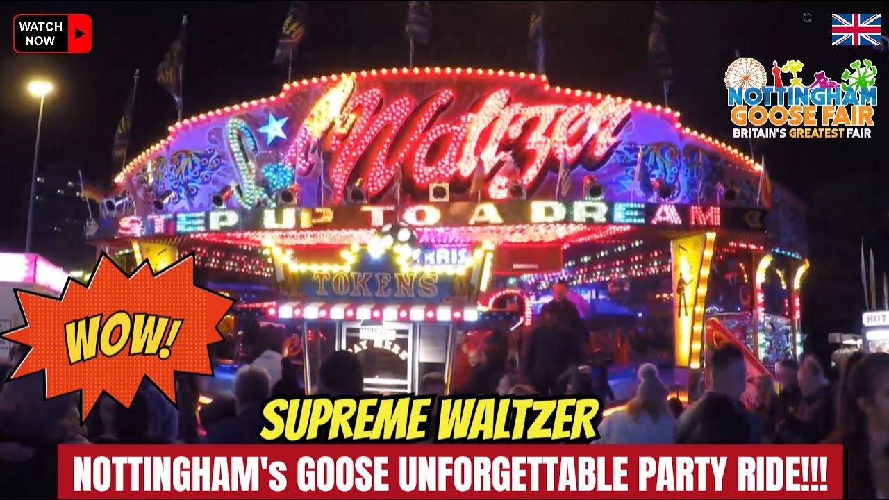 Harris SUPREME WALTZER: Nottingham Goose Fair's Unforgettable Party Ride 2017 🇬🇧