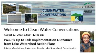 Celebrity Clean Water Conversation: Implementation Outcomes from Lake Watershed Action Plans Net Worth