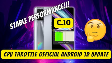 Realme X7 Max Cpu Throttle Test in C10 Update!  Better than C07!!!