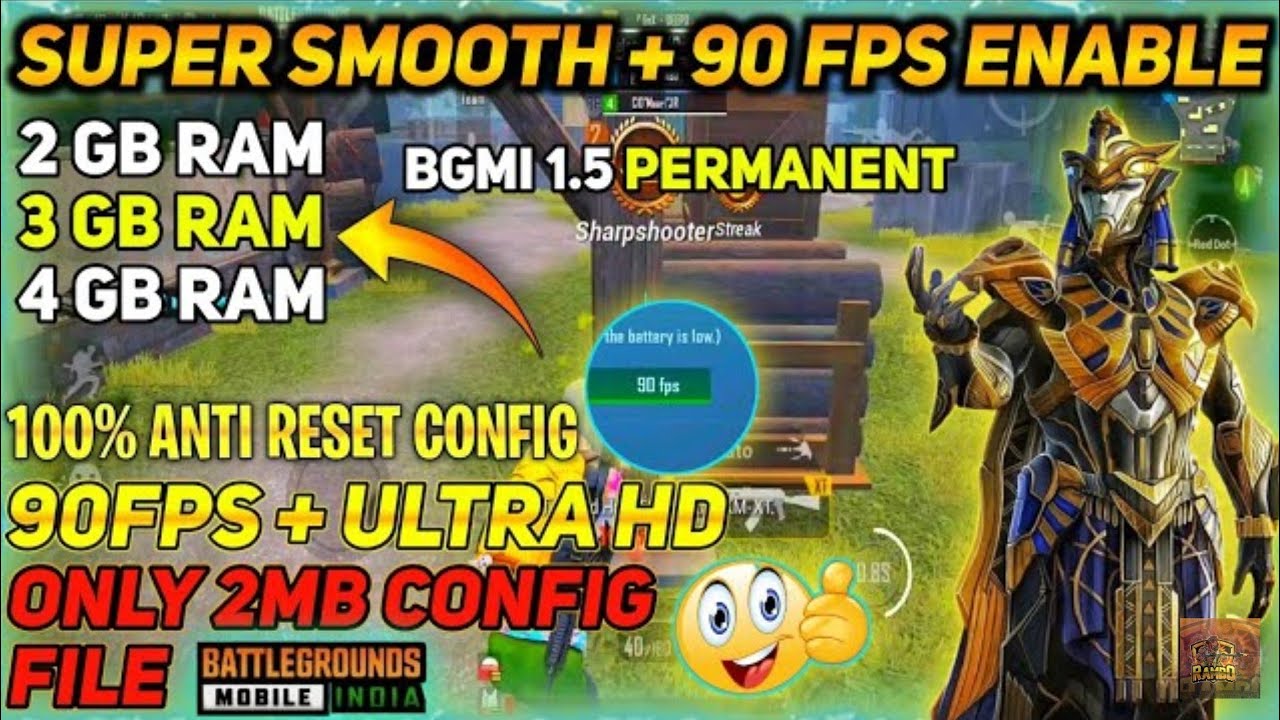 HDR + 90 FPS // ANTI RESET FILE FOR BGMI ONLY 🔥🔥🔥