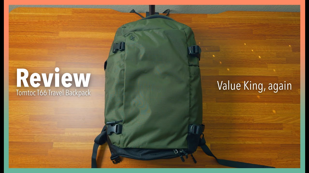 Tomtoc T66 Liteway 40L — ВСЕ ЕЩЕ лучшая дорожная сумка до 100 долларов