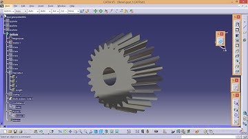 Design of a Bevel Gear in CATIA V5