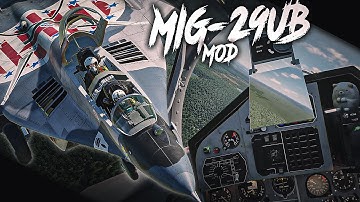 DCS: MiG-29UB Mod - First Flight from Back Seat