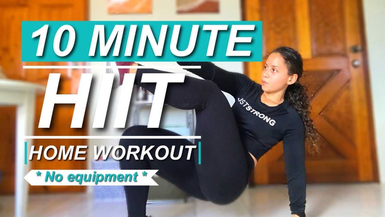 10 MIN HOME HIIT WORKOUT / NO EQUIPMENT - YouTube