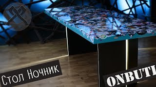 видео Декор Стола Рабочего Деревянного, Обеденного Или Журнального Своими Руками Цветами, Тканью и Стеклом