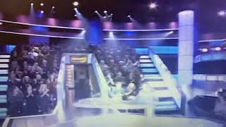 Uchenna Emenaha Enters The Deal Or No Deal Stage With Chair In The Air Warmup Dance 