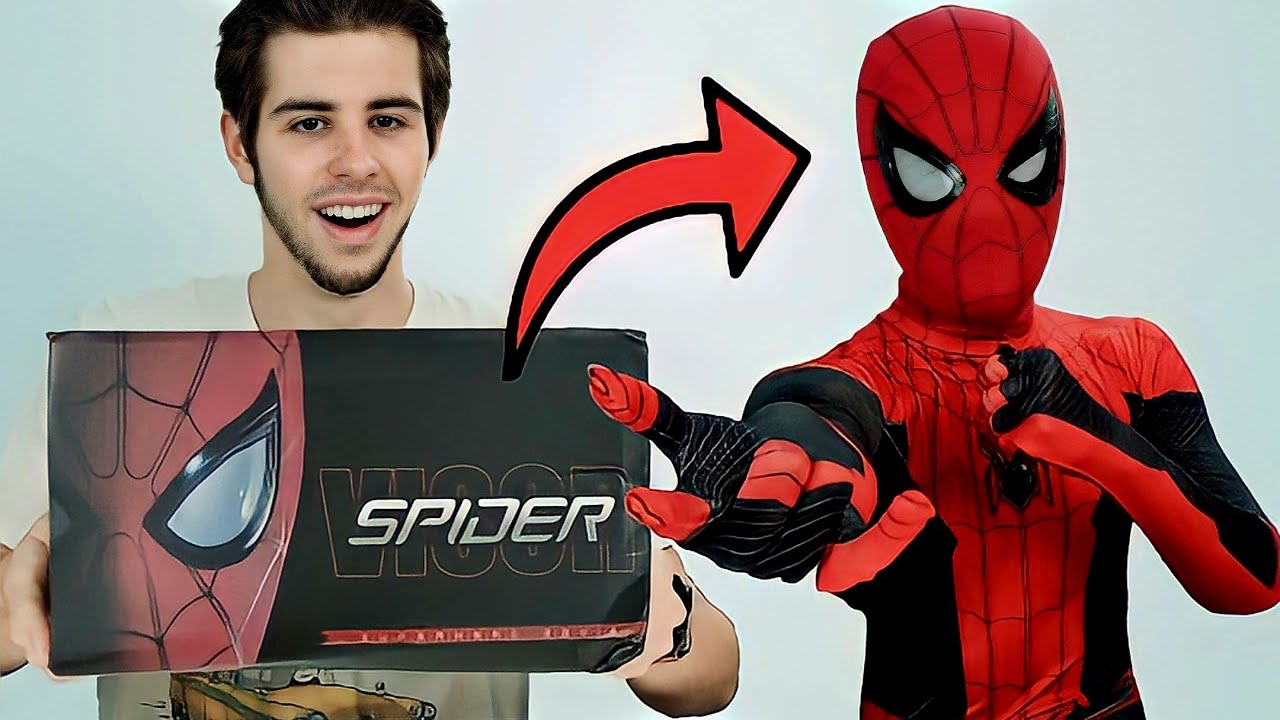 Working SpiderMan Mask Unboxing and First Impressions YouTube