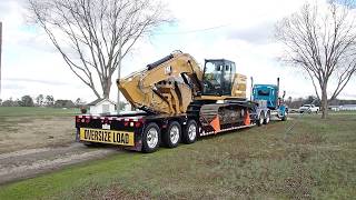 Loading Up A New Cat 320GC Excavator