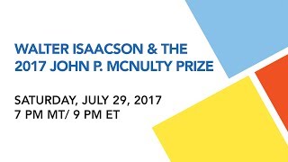 Announcement of the 2017 John P. McNulty Prize