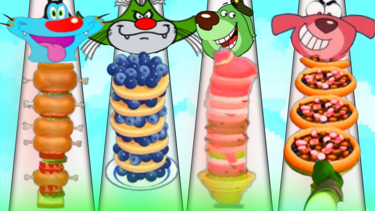 SANDWICH RUNNER vs ICE CREAM RUN vs PANCAKE RUN vs PIZZA RUN All Level Gameplay Android APK UPDATES