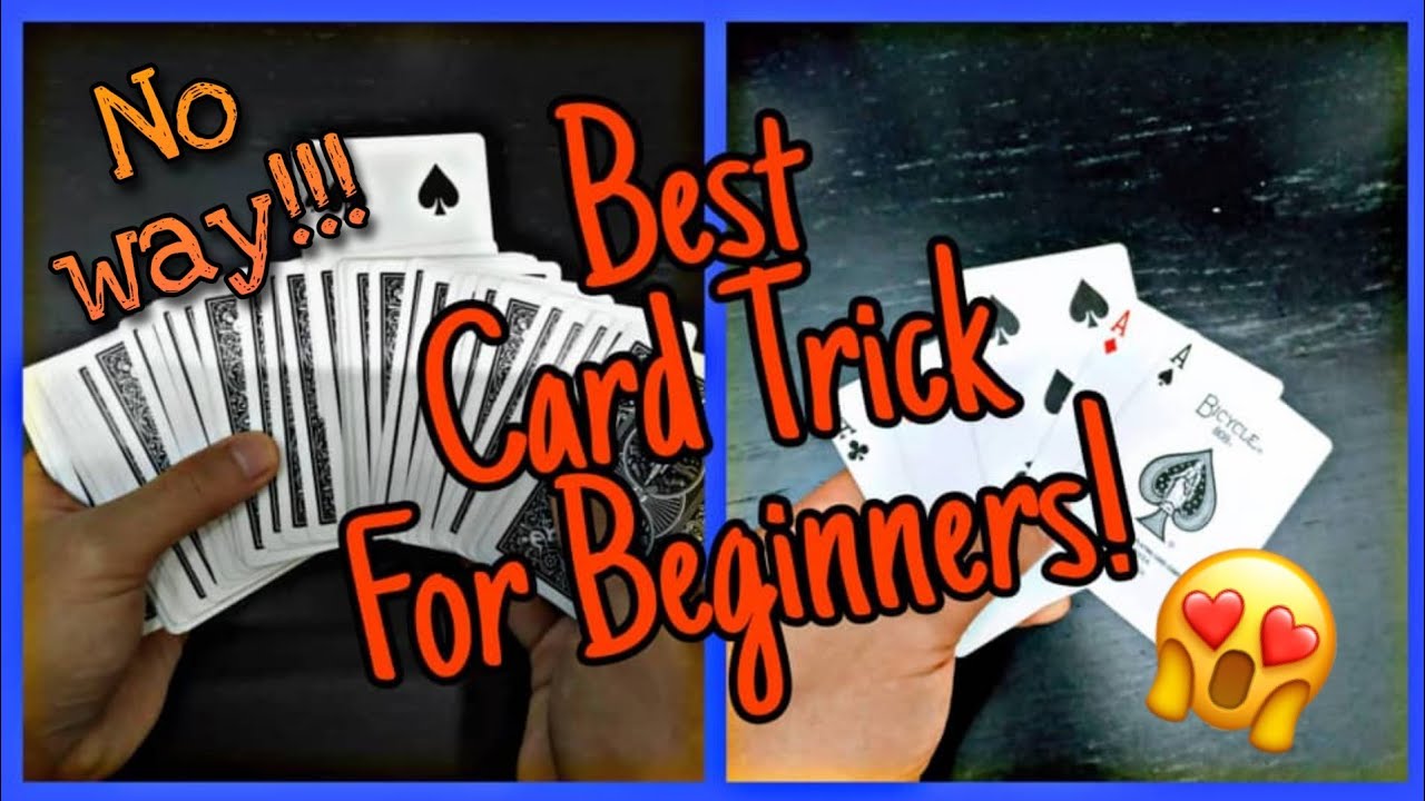 BEST CARD TRICK For Beginners!!! - Beginner Card Trick Tutorial - YouTube