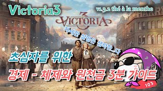 빅토리아3 경제 - 체제와 원천금 3분 가이드 (초심자용) [v1.3.2기준]