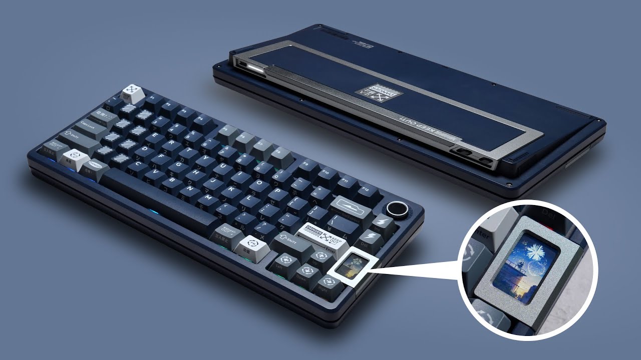 In Stock] Infi75 Tri-Mode Hi-Fi Rgb Mechanical Keyboard - Keep Out 